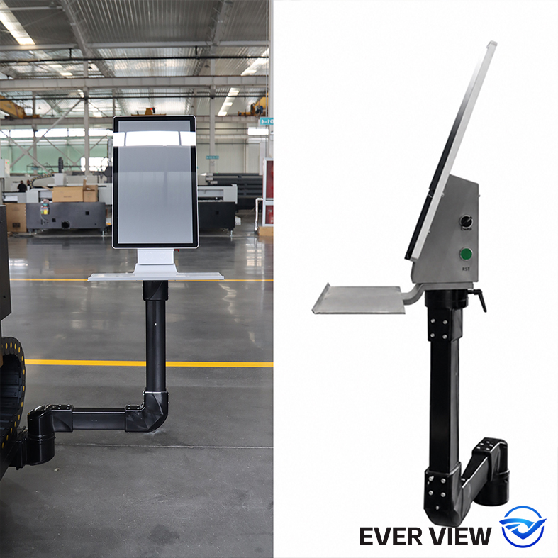 Title EVER VIEW lanseeraa kompaktin laserleikkauskoneen, joka on pieni ja joustava vastaamaan pienten ja keskisuurten yritysten käsittelytarpeisiin.